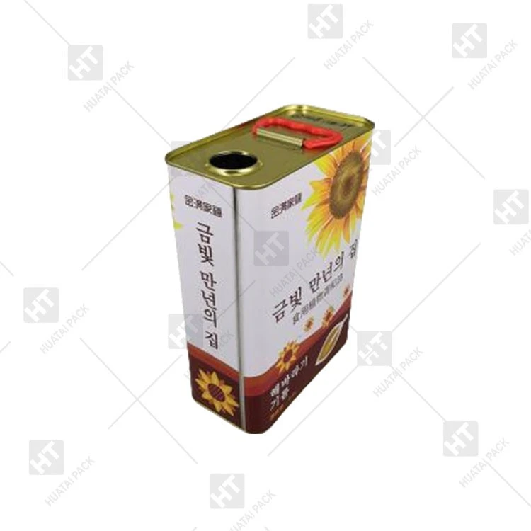 Empty Metal Oilve Oil Can
